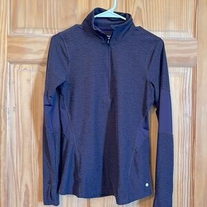 Deep purple quick dry top